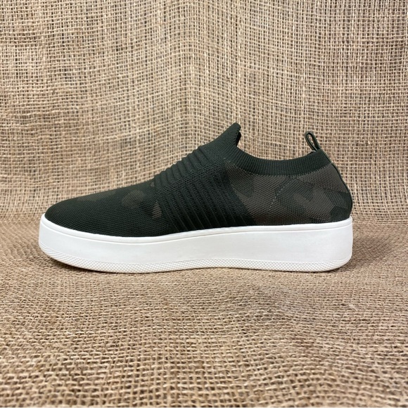 Steve Madden Loafers Sneakers Camo Slip On Platform shoes Size 8.5 M - Picture 5 of 10